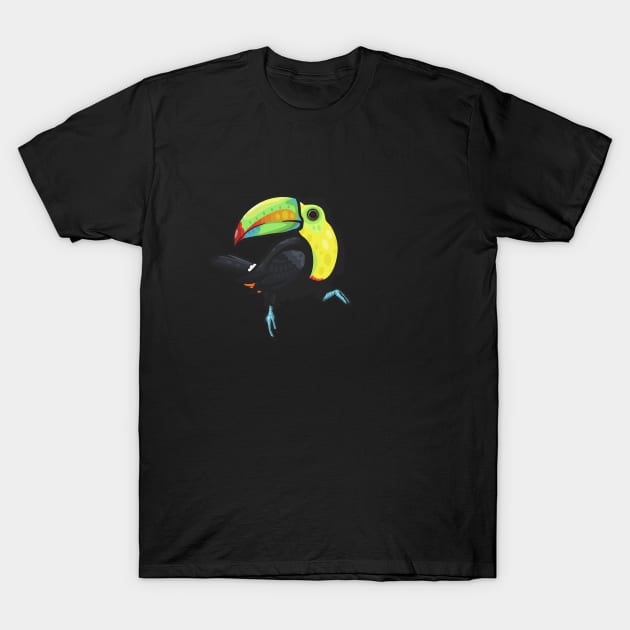 Keel-Billed Toucan T-Shirt by Ginboy